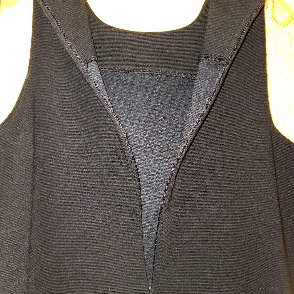 Black Stretchy Ribbed Dress - Old Navy Size Medium - Picture 3 of 9